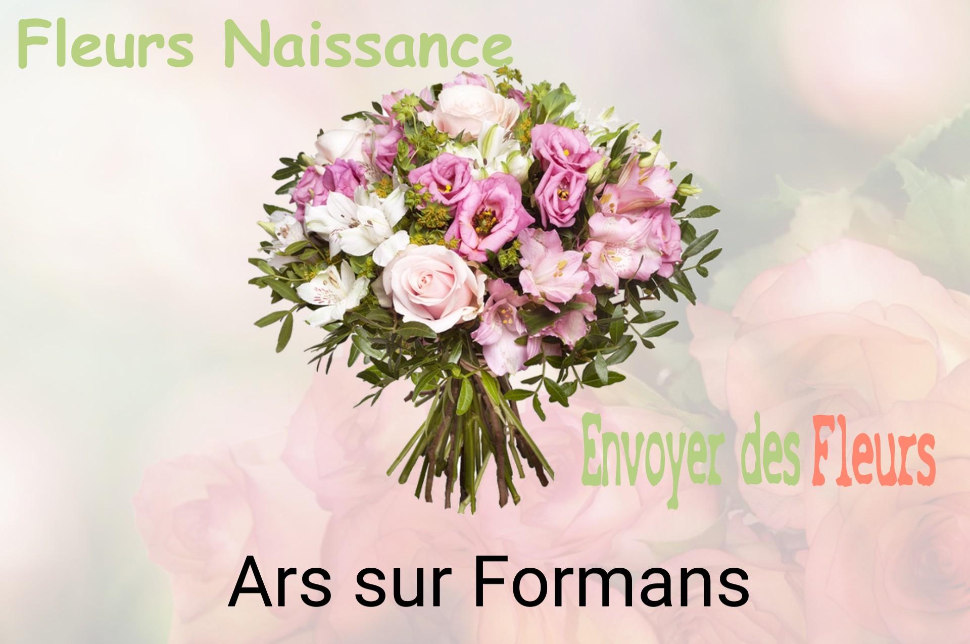 Bouquet de fleurs de naissance livré à Ars-sur-Formans